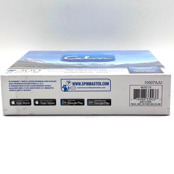 Calm Mindful Puzzle Jasper Lake 300-Piece 24"x18" Includes 30-Day App & Poster - Picture 3 of 15